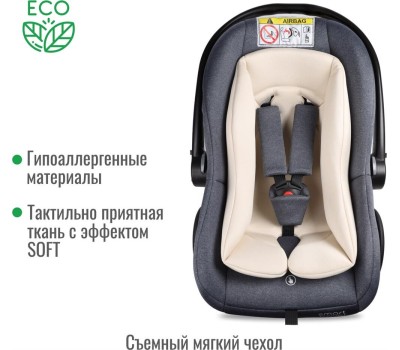 Автокресло детское SMART TRAVEL УУД First Lux гр.0+, Blue