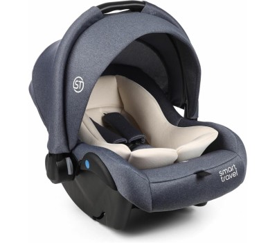 Автокресло детское SMART TRAVEL УУД First Lux гр.0+, Blue