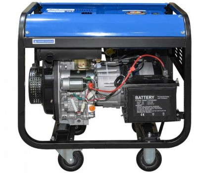 Генератор ТСС Дизельный генератор SDG 3300EH, 220/12 В, 3.3кВт, на колёсах с АКБ [100044]