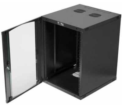 Электроника / Телекоммуникационные шкафы LANMASTER Шкаф коммутационный Next TWT-CBWNG-15U-6X6-BK настенный, стеклянная передняя дверь, 15U, 550x823x600 мм