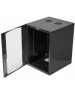 Электроника / Телекоммуникационные шкафы LANMASTER Шкаф коммутационный Next TWT-CBWNG-15U-6X6-BK настенный, стеклянная передняя дверь, 15U, 550x823x600 мм