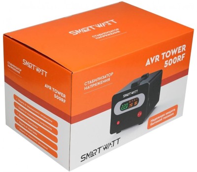 SMARTWATT Стабилизатор напряжения AVR Tower 500RF черный [4512020370006]