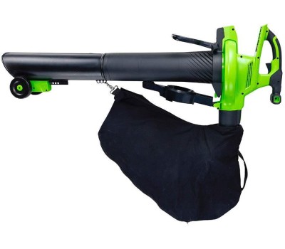 Воздуходувка GREENWORKS Воздуходувка-пылесос GD40BV, без АКБ, без ЗУ, зеленый [2406907]