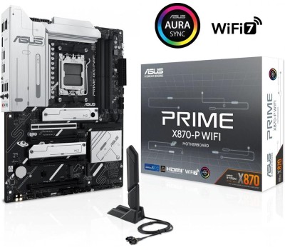 Материнская плата ASUS Материнская плата PRIME X870-P WIFI, Socket AM5, AMD X870, ATX, Ret