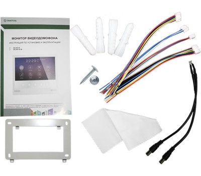 TANTOS Видеодомофон Selina HD M Tuya Smart Life, белый [00-00204452]