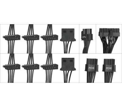 Блок питания DIGMA Блок питания DPSU-750W-WH, 750Вт, 80 PLUS WHITE, 120мм, черный, retail