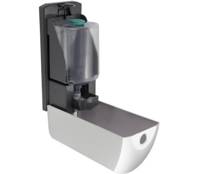 GFmark - Дозатор СЕНСОРНЫЙ, ДЕЗИНФЕКЦИЯ, пластик АБС, СЕРЫЙ, большой, с глазком - капля, 1000 мл 6398