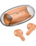 TWS наушники TTEC Беспроводные наушники AirBeat Glace TWS BT Headset. Цвет: коралловый оранжевый