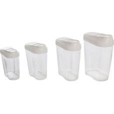 Набор контейнеров для сыпучих продуктов РЫЖИЙ КОТ Набор контейнеров для сыпучих продуктов SB-2, 4 шт (500-1500 мл) (102839)