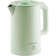 Чайник электрический GALAXY LINE GL 0362 light green (1,7л. металл/пластик)