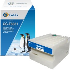 Картридж струйный G&G Картридж струйный GG-C13T865140 T8651 черный (176мл) для Epson WorkForce Pro WF-M5690DWF/M5190DW