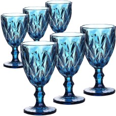 LORAINE 29673 Набор бокалов 337 мл синий LR (х4)