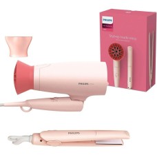 PHILIPS Фен BHP398/00, 1600Вт, розовый
