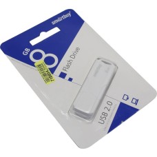 SMARTBUY USB 2.0 накопитель 8GB CLUE White (SB8GBCLU-W)