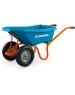 GRINDA GP-22, ударопрочный пластиковый кузов, 110 л, 220 кг, двухколесная, пневматические колеса, тачка садовая PROLine (422406)