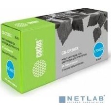 CACTUS CF360X Тонер Картридж Cactus CS-CF360X черный для HP CLJ M552dn/M553dn/M553N/M553x (12500стр.)