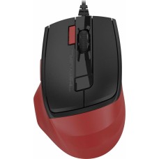 A4TECH Мышь проводная Fstyler FM45S Air, оптическая, USB, 2400dpi, красный и черный [fm45s air usb (sports red)]