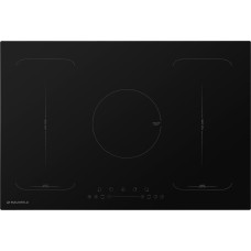 MAUNFELD Индукционная варочная поверхность EVI.775-FL2-BK, конфорок: 5 шт., стеклокерамика, независимая, черный