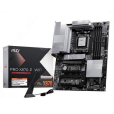 Материнская плата MSI Материнская плата PRO X870-P WIFI X870, AM5, 4*DDR5, 4*PCIEx16, 3*M.2, 3*TypeC, 2*USB3.2Gen2, 4*USB3.2Gen1, 8*USB2.0, 4*SATA3.0, 5G, Type-C(DP), HDMI, ATX, RTL