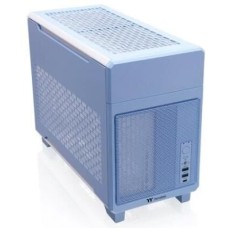 Корпус для ПК THERMALTAKE Корпус miniITX TR100 Hydrangea, Mini-Tower, без БП, голубой [ca-11a-00sfnn-00]