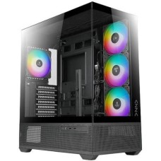 Корпус AZZA Корпус ATX TIARA, Midi-Tower, без БП, черный [csaz-501b tiara]
