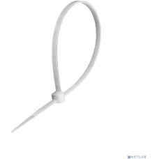 Exegate EX293131RUS Стяжка (хомут) нейлоновая ExeGate CV66-300x7.5W (нейлон 6.6, 300x7.5мм, неоткрывающаяся, halogen free, -40°C - +85°C, белая, 100 шт)