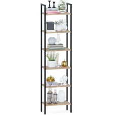 СОКОЛ Стеллаж СТ-400 металл, 1850x486x296мм дуб сонома [00-00016207]