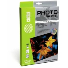 CACTUS Фотобумага CS-MA4190100DS A4/190г/м2/100л./белый матовое/матовое для струйной печати