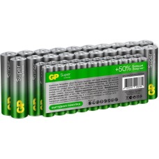GP AA/AAA Батарейка Super Alkaline 15A/24AA21-2CRSWC40, 40 шт
