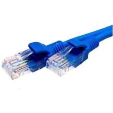 SUPRLAN Патч-корд 10-0147 UTP RJ-45 вил.-вилка RJ-45 кат.5E 1м синий LSZH 26AWG