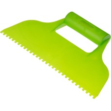 СИБРТЕХ Шпатель для клея, пластмассовый, зубчатый 4 х 4 мм 86014