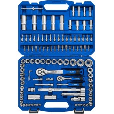 ЗУБР А-110, 110 предм., (1/2″ + 1/4″), универсальный набор инструмента, Профессионал (27635-H110)