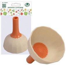 MULTIDOM Воронка с ситечком. Диаметр 7 см, высота 9 см. VL80-461