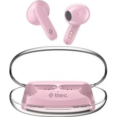 TWS наушники TTEC Беспроводные наушники AirBeat Glace TWS BT Headset. Цвет: пудровый розовый