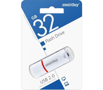 USB флеш SMARTBUY (SB32GBCRW-W) 32GB CROWN WHITE
