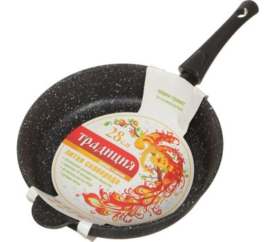 Сковорода ТРАДИЦИЯ ТГ2285 а/пр литая 28см съемн/руч Гранит