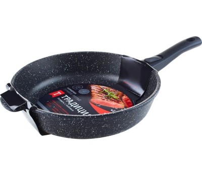 Сковорода ТРАДИЦИЯ ТГ2285 а/пр литая 28см съемн/руч Гранит
