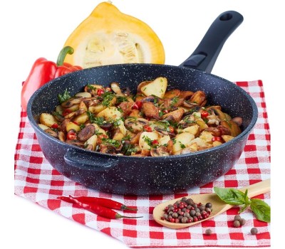 Сковорода ТРАДИЦИЯ ТГ2285 а/пр литая 28см съемн/руч Гранит