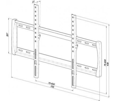 Кронштейн TRONE ТЕХНО-600F для 32