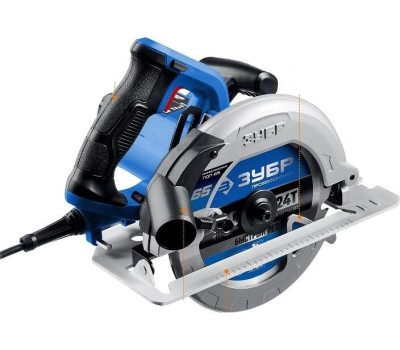 Пила дисковая ЗУБР ПДП-65 Пила дисковая, 90°-65 мм, диск 190 мм, 1600 Вт, Профессионал