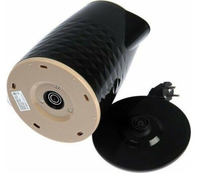 Чайник электрический CENTEK CT-0025 black (1,8л. металл/пластик)