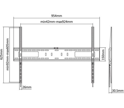 Кронштейн ULTRAMOUNTS UM815F для 60