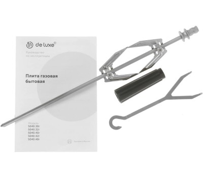 Плита газовая DE LUXE 5040.40г (кр) ЧР-013