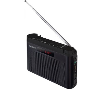 Радиоприёмник PERFEO (PF_C4939) I70BK ТАЙГА черный