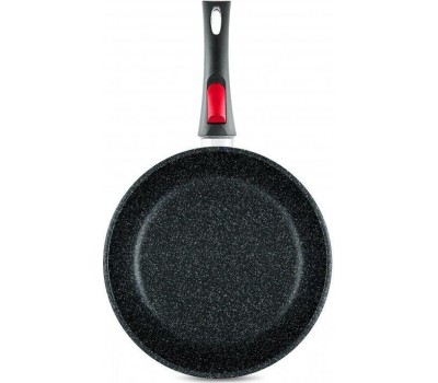 Сковорода НЕВА МЕТАЛЛ ПОСУДА L18028i а/пр литая 28см съемн/руч индукция Гранит 550000526
