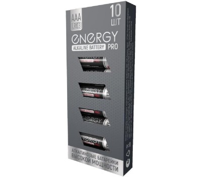 Батарейка алкалиновая ENERGY Pro LR03/10K (ААА) 104975