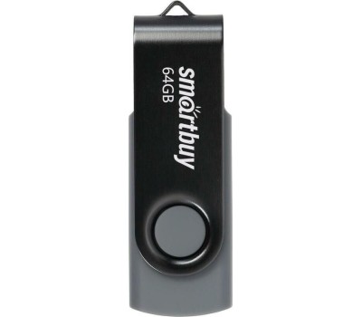 USB-флэш SMARTBUY (SB064GB2TWK) UFD 2.0 064GB Twist Black черный