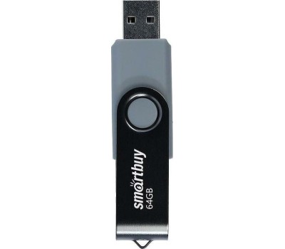 USB-флэш SMARTBUY (SB064GB2TWK) UFD 2.0 064GB Twist Black черный