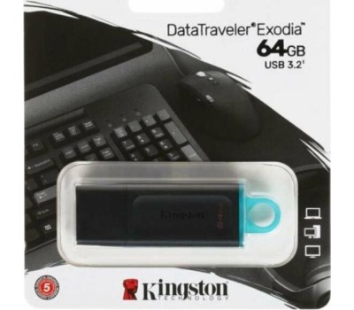 KINGSTON Флэш-накопитель USB3.2 64GB DTX/64GB
