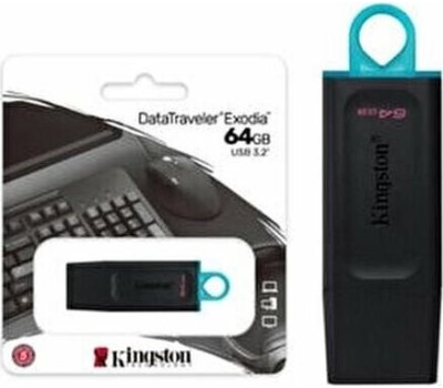 KINGSTON Флэш-накопитель USB3.2 64GB DTX/64GB